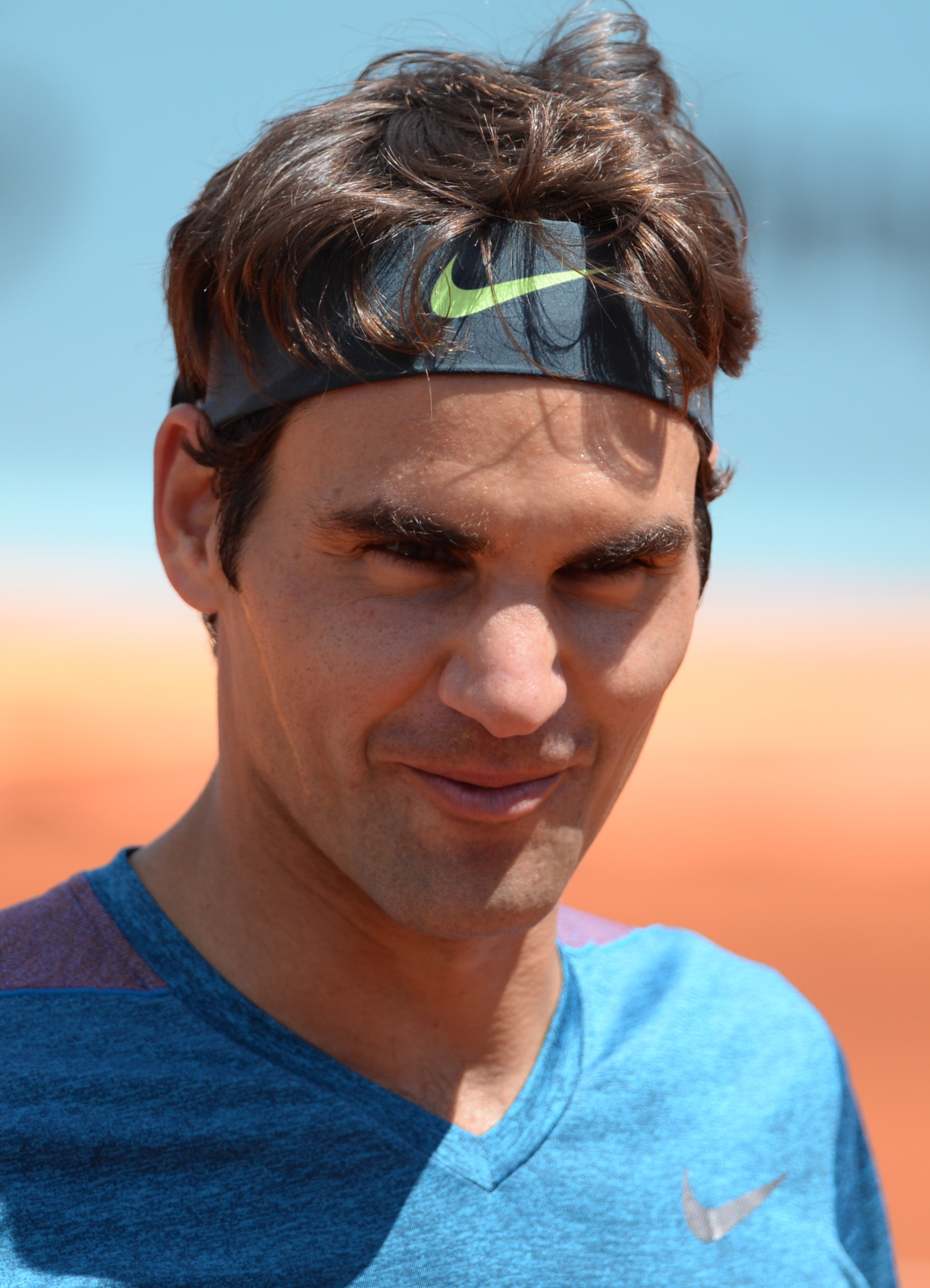 Roger Federer at the 2015 Mutua Madrid Open